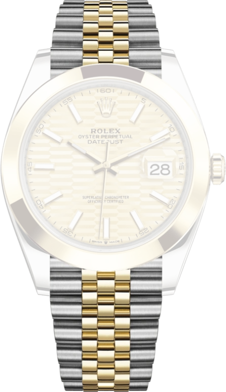 Rolex,Datejust 41 41mm,41mm,Yellow Gold,Stainless Steel,Champagne,Automatic,Day,70hours,126303,126303-0022
