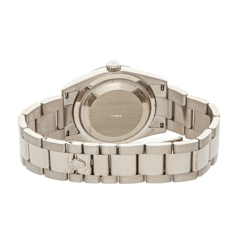 Rolex,Day-Date 36 36mm,36mm,White Gold,Blue,Automatic,Date,Day,118209,118209-Blue Wave