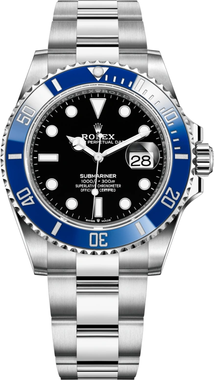 Rolex,Submariner 41mm,41mm,White Gold,Black,Automatic,Day,70hours,126619LB,126619LB-0003