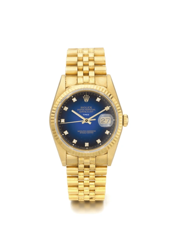 Rolex,Datejust 36 36mm,36mm,Yellow Gold,Blue,Automatic,Day,48hours,16238 Blue Gradient