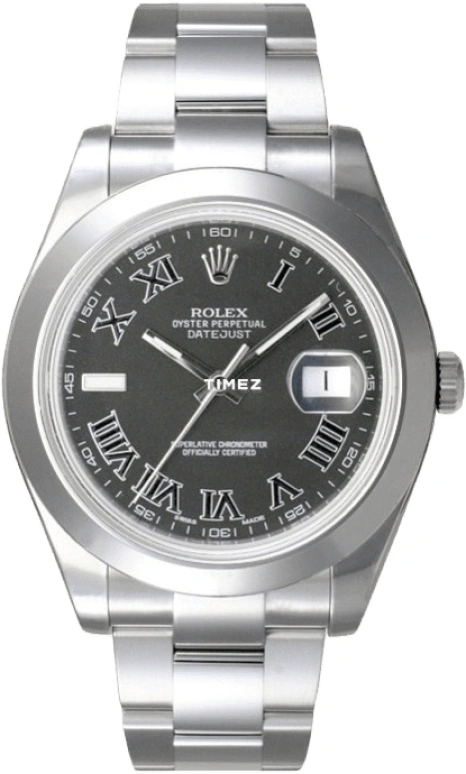 Rolex,Datejust 36 41mm,41mm,Stainless Steel,Black,Automatic,Day,48hours,116300,116300-0006