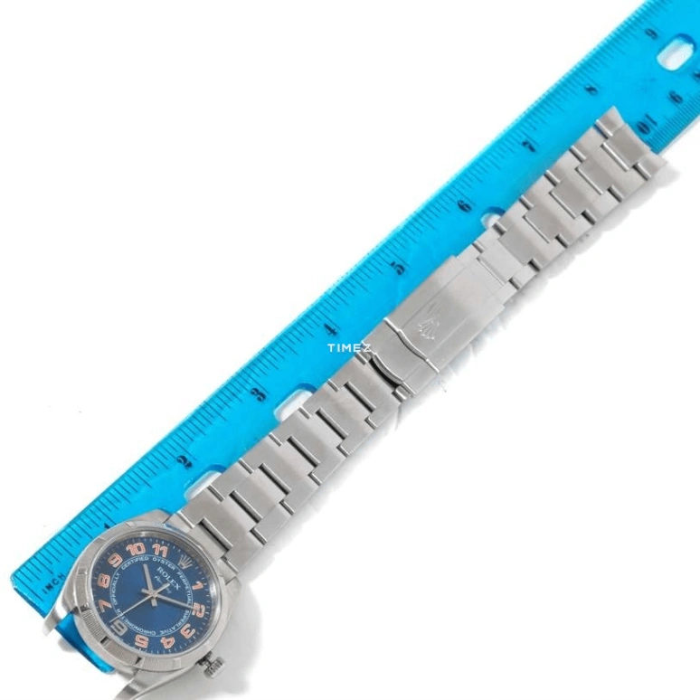 Rolex,Air King 34mm,34mm,Stainless Steel,Blue,Automatic,48hours,In-house Caliber,114210BLAO