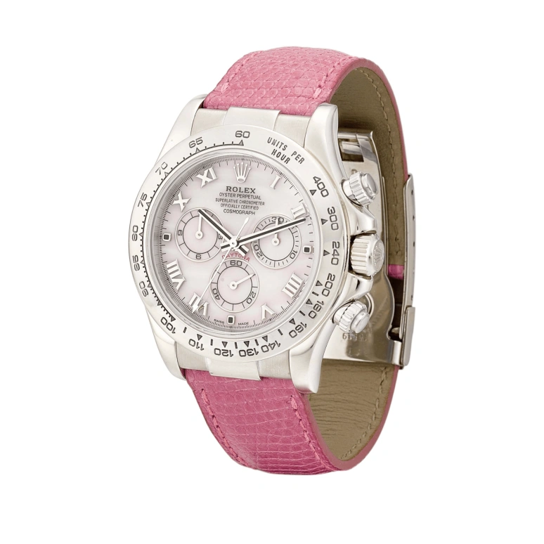Rolex,Daytona 40mm,40mm,White Gold,Pink Red,Automatic,Chronograph,72hours,116519,116519-0109