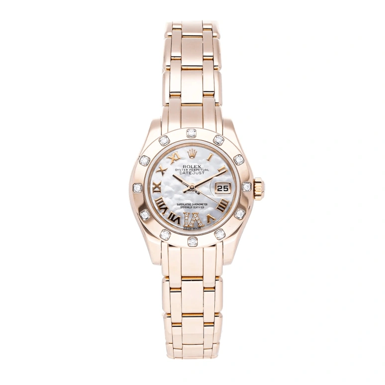 Rolex,Pearlmaster 29mm,29mm,Rose Gold,White,Automatic,Day,55hours,80315,80315-0014