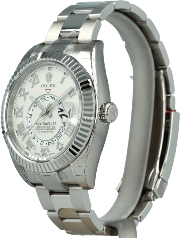 Rolex,Sky-Dweller 42mm,42mm,White Gold,Silver,Grey,Automatic,72hours,In-house Caliber,326939,326939-72419