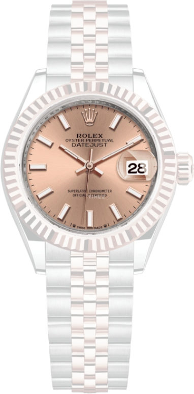Rolex,Lady-Datejust 28mm,28mm,Oystersteel,Everose Gold,Pink,Automatic,Day,55hours,279171,279171-0023