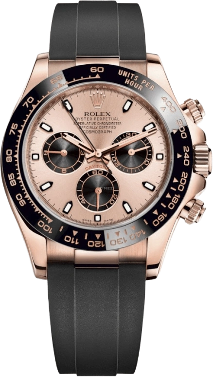 Rolex,Daytona 40mm,40mm,Ceramic,Rose Gold,Pink,Automatic,Chronograph,Column Wheel,116515LN,116515LN-0018