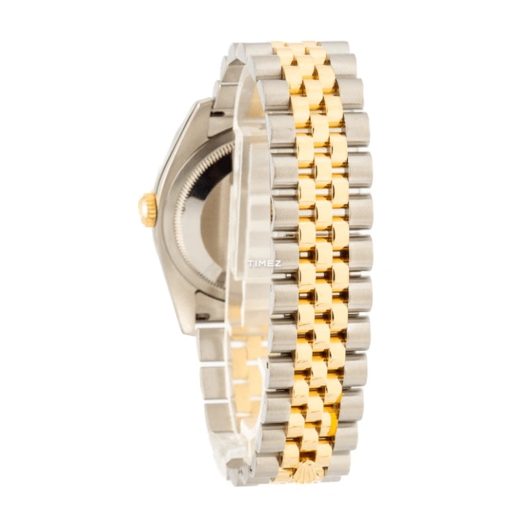 Rolex,Datejust 36 36mm,36mm,Stainless Steel,Yellow Gold,Grey,Automatic,Day,48hours,116263 Turn,116263 Turn-O-Graph grey Jubilee
