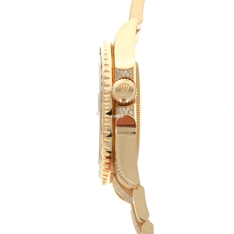 Rolex,GMT-Master II 40mm,40mm,Yellow Gold,Gold,Automatic,Day,Dule Time,116758 SA
