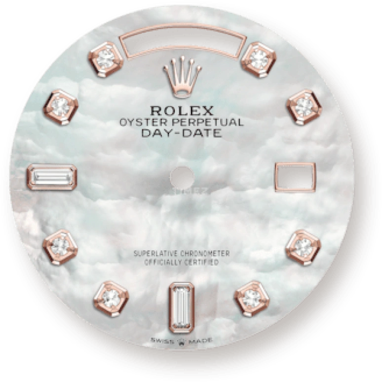 Rolex,Day-Date 36 36mm,36mm,Rose Gold,White,Automatic,Date,Day,128345RBR,128345RBR-0030