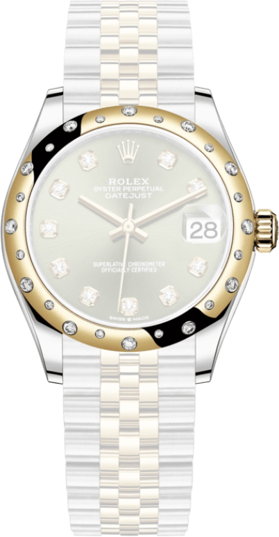 Rolex,Datejust 31 31mm,31mm,Yellow Gold,Stainless Steel,Green,Automatic,Day,55hours,278343RBR,278343RBR-0030