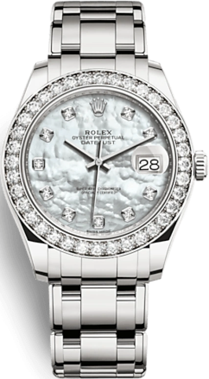 Rolex,Pearlmaster 39mm,39mm,White Gold,White,Automatic,Day,70hours,86289,86289-0001