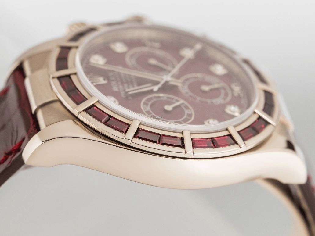 Rolex,Daytona 40mm,40mm,White Gold,Red,Automatic,Chronograph,72hours,116589SALV Ruby