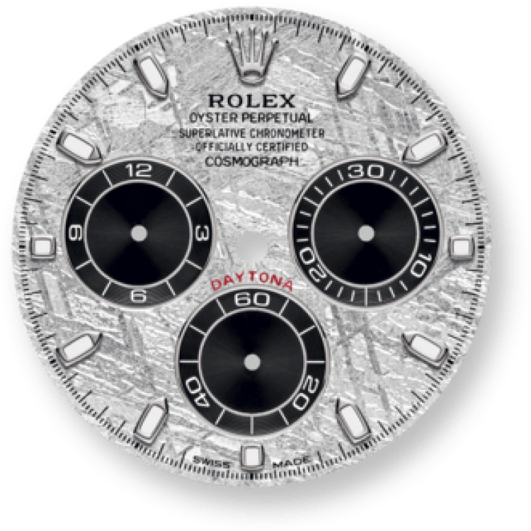 Rolex,Daytona 40mm,40mm,Ceramic,White Gold,Silver,Automatic,Chronograph,Column Wheel,Zlatan Ibrahimović,Ángel Di María,116519LN,116519LN-0038