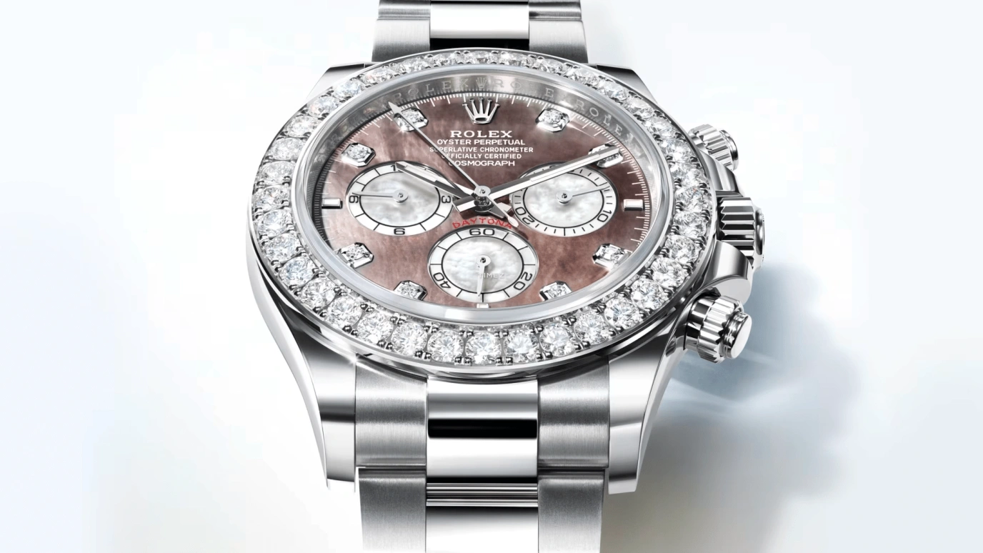 Rolex,Daytona 40mm,40mm,White Gold,Brown,Black,Automatic,Chronograph,72hours,126579RBR,126579RBR-0001