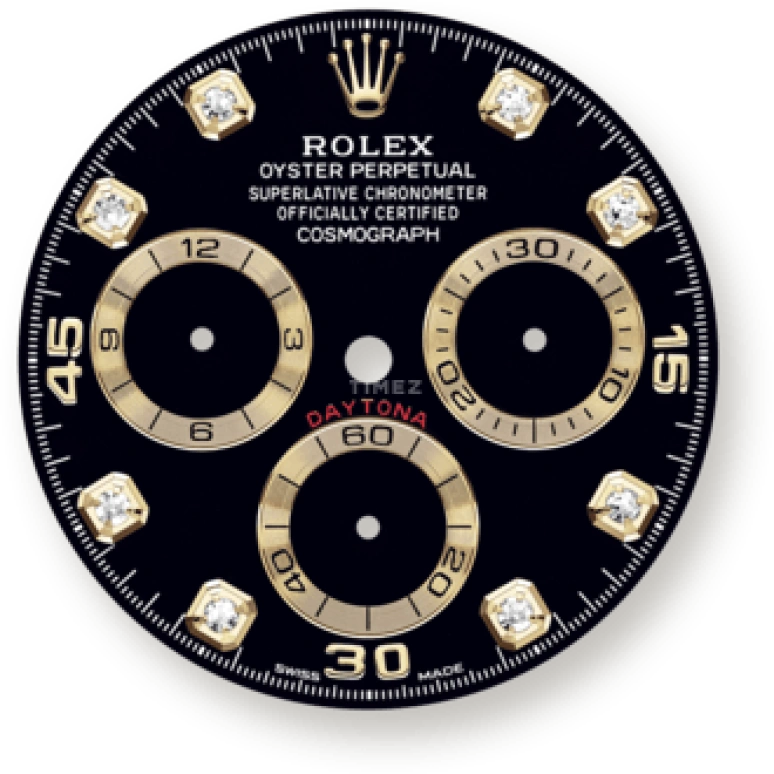 Rolex,Daytona 40mm,40mm,Yellow Gold,Black,Automatic,Chronograph,Column Wheel,116508,116508-0016