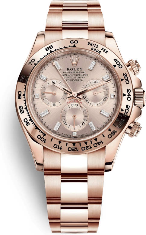 Rolex,Daytona 40mm,40mm,Rose Gold,Pink,Automatic,Chronograph,Column Wheel,central cee,116505,116505-0017