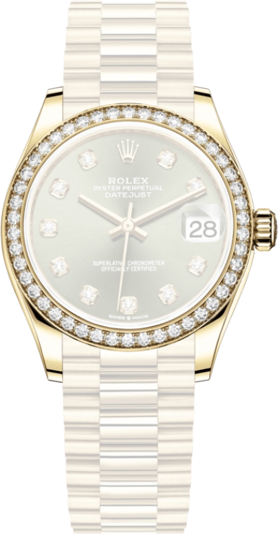 Rolex,Datejust 31 31mm,31mm,Yellow Gold,Green,Automatic,Day,55hours,278288RBR,278288RBR-0007