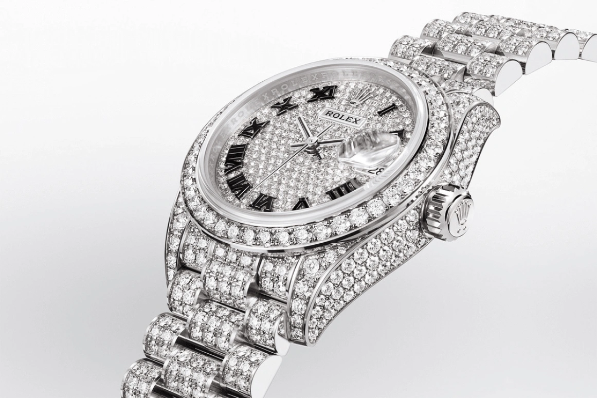 Rolex,Lady-Datejust 28mm,28mm,White Gold,Silver,Automatic,Day,55hours,279459RBR,279459RBR-0001