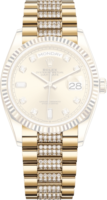 Rolex,Day-Date 36 36mm,36mm,Yellow Gold,Champagne,Automatic,Date,Day,128238,128238-0026