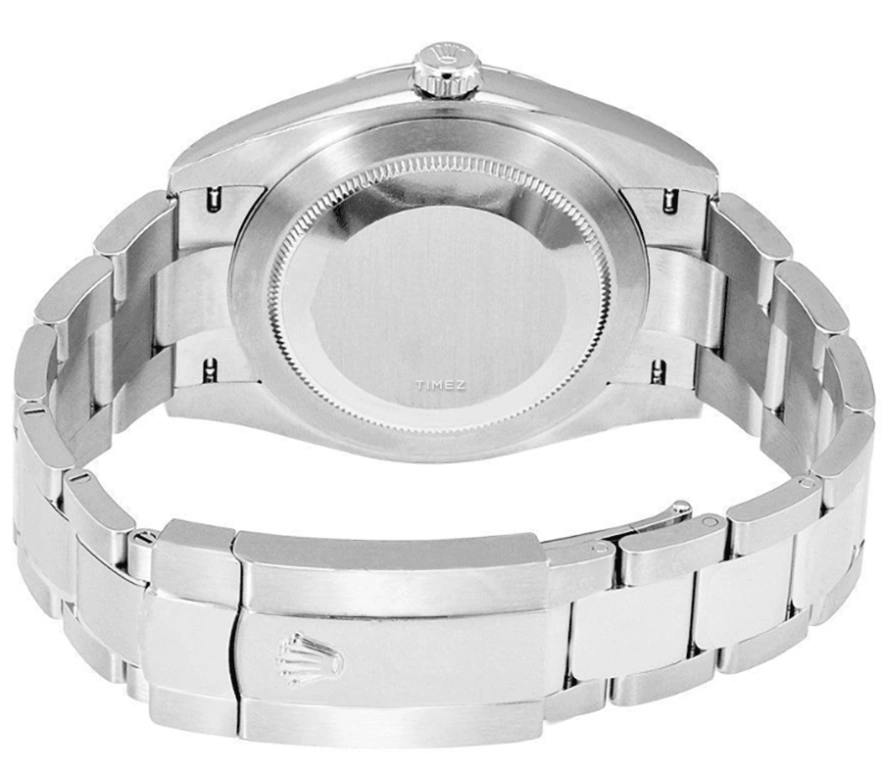 Rolex,Datejust 36 36mm,36mm,White Gold,Stainless Steel,Black,Automatic,Day,48hours,116234,116234-0152
