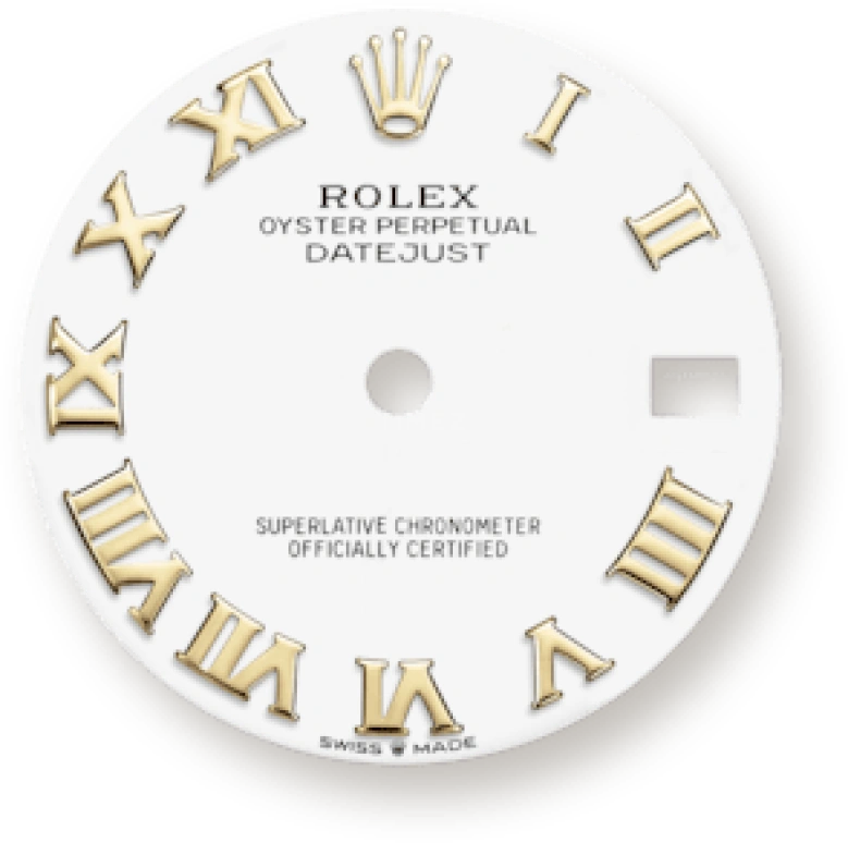 Rolex,Datejust 31 31mm,31mm,Yellow Gold,Stainless Steel,White,Automatic,Day,55hours,278343RBR,278343RBR-0002