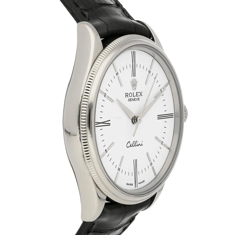 Rolex,Cellini 39mm,39mm,White Gold,White,Automatic,48hours,In-house Caliber,50509,50509-0007