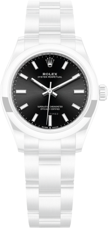 Rolex,Oyster Perpetual 31mm,31mm,Oystersteel,Black,Automatic,55hours,In-house Caliber,277200,277200-0002