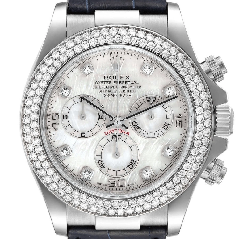 Rolex,Daytona 40mm,40mm,White Gold,Silver White,White,Automatic,Chronograph,72hours,116589 RBR8
