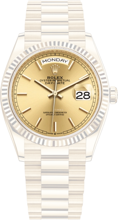Rolex,Day-Date 36 36mm,36mm,Yellow Gold,Champagne,Automatic,Date,Day,128238,128238-0045