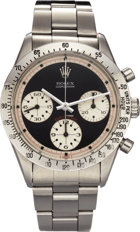 Rolex,Daytona 37mm,37mm,Stainless Steel,Black,White,Handwound,Chronograph,48hours,Michael Schumacher,paul newman,6262 paul newman black