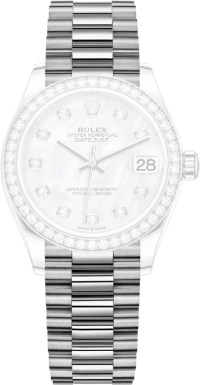 Rolex,Datejust 31 31mm,31mm,White Gold,White,Automatic,Day,55hours,278289RBR,278289RBR-0005