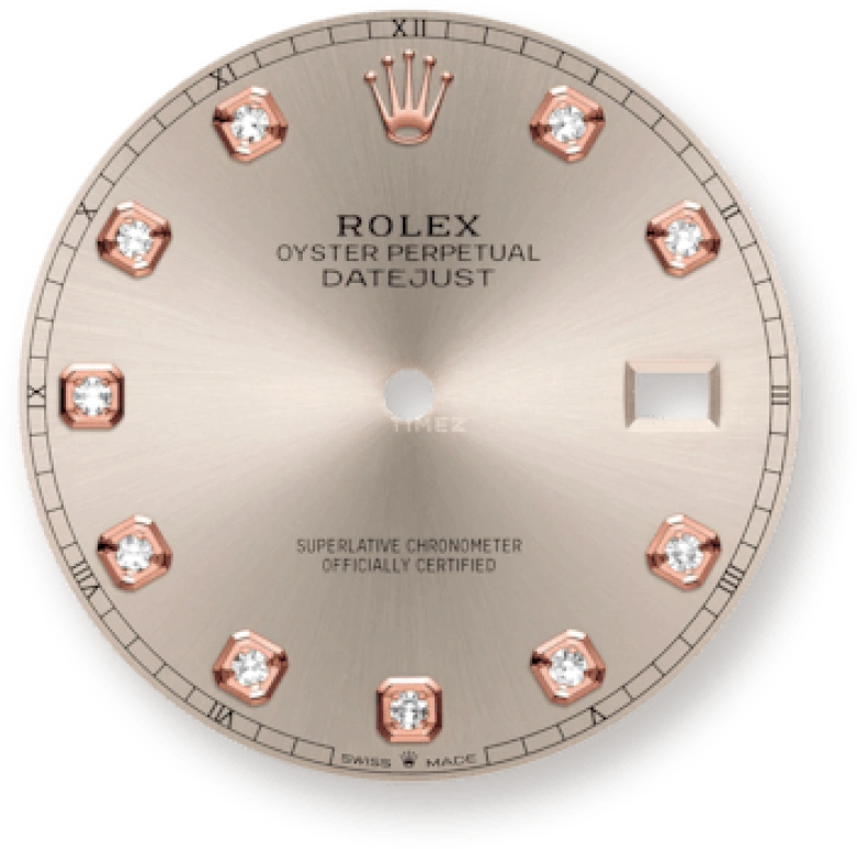 Rolex,Datejust 41 41mm,41mm,Rose Gold,Stainless Steel,Pink,Automatic,Day,70hours,126301,126301-0007