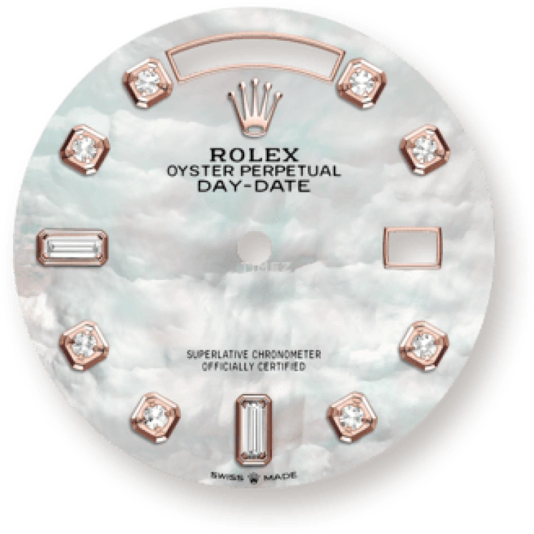 Rolex,Day-Date 36 36mm,36mm,Rose Gold,White,Automatic,Date,Day,128345RBR,128345RBR-0028