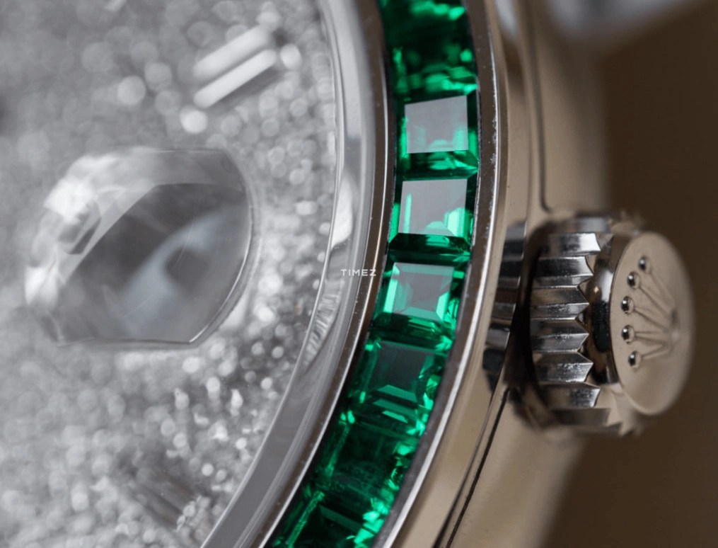 Rolex,Day-Date 40 40mm,40mm,Platinum,Silver White,Automatic,Date,Day,Mirka Federer,228396TEM