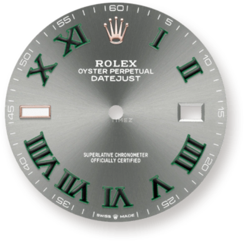 Rolex,Datejust 41 41mm,41mm,Rose Gold,Stainless Steel,Grey,Automatic,Day,70hours,126301,126301-0015