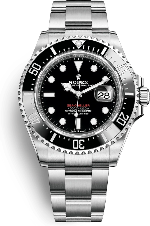 Rolex,Sea-Dweller 43mm,43mm,Oystersteel,Ceramic,Black,Automatic,Day,70hours,126600,126600-0002