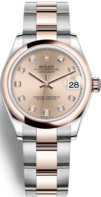 Rolex,Datejust 31 31mm,31mm,Everose Gold,Oystersteel,Rose Gold,Automatic,Day,55hours,278241,278241-0023