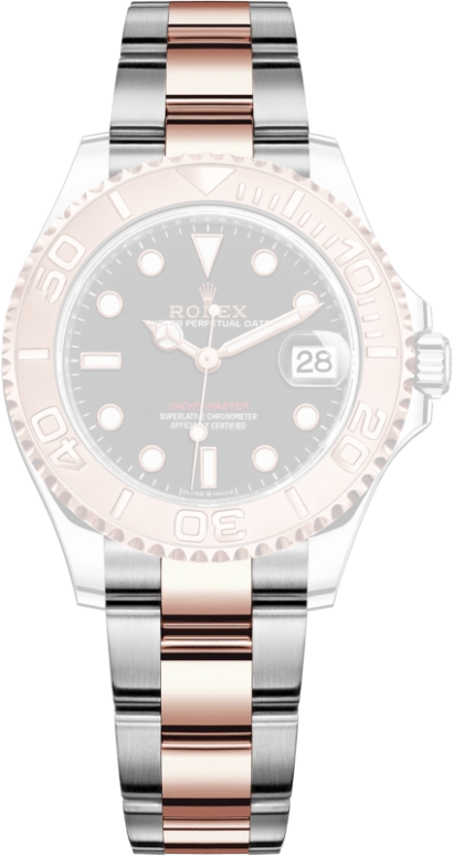 Rolex,Yacht-Master 37mm,37mm,Stainless Steel,Everose Gold,Black,Automatic,Day,55hours,268621,268621-0004