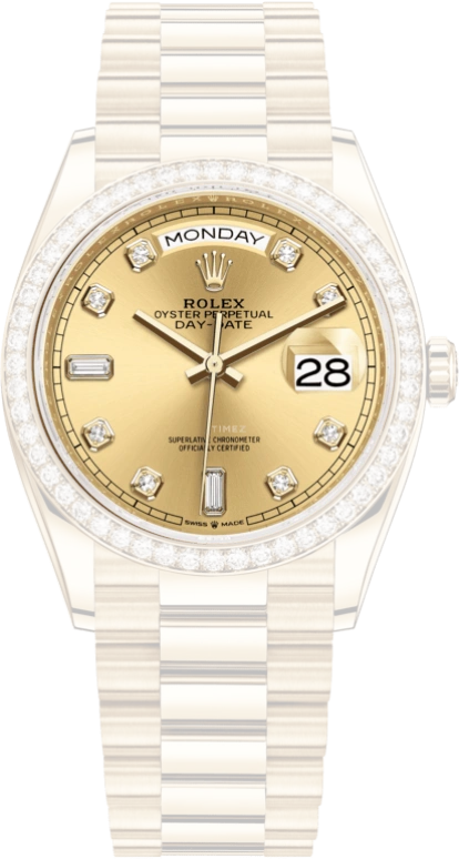 Rolex,Day-Date 36 36mm,36mm,Yellow Gold,Champagne,Automatic,Date,Day,128348RBR,128348RBR-0008