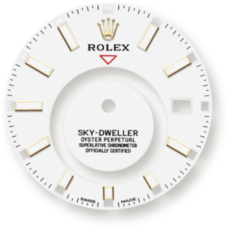 Rolex,Sky-Dweller 42mm,42mm,Yellow Gold,Stainless Steel,White,Automatic,Annual Calendar,Month,Date,326933,326933-0010