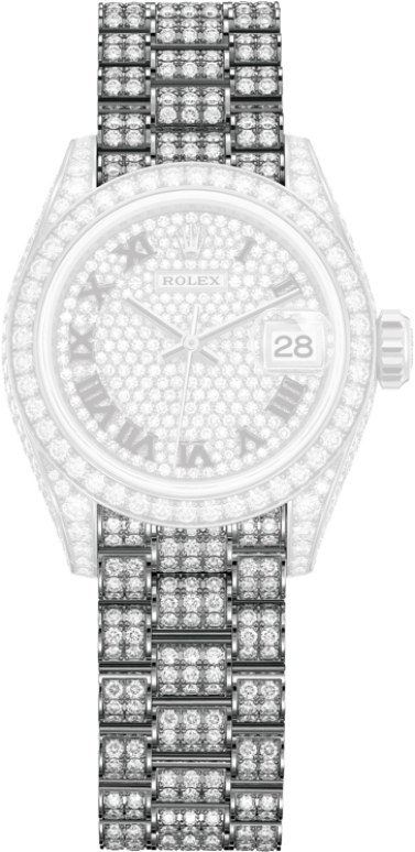 Rolex,Lady-Datejust 28mm,28mm,White Gold,Silver,Automatic,Day,55hours,279459RBR,279459RBR-0001