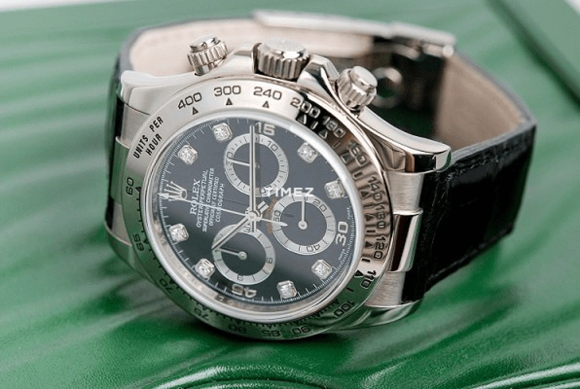 Rolex,Daytona 40mm,40mm,White Gold,Black,Automatic,Chronograph,72hours,116519,116519-L-8DI