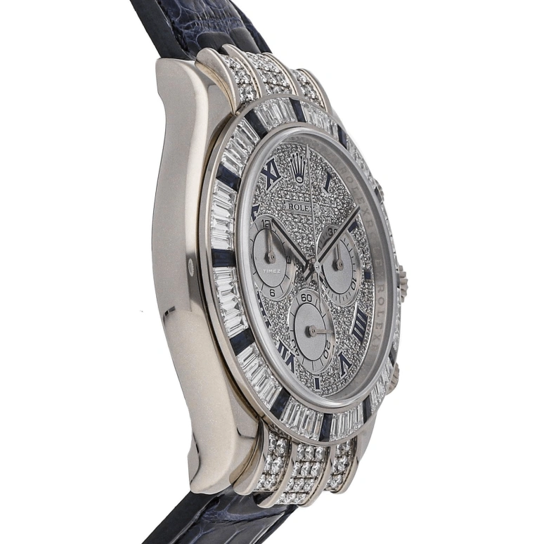 Rolex,Daytona 40mm,40mm,White Gold,Blue,Automatic,Chronograph,72hours,11659912SA