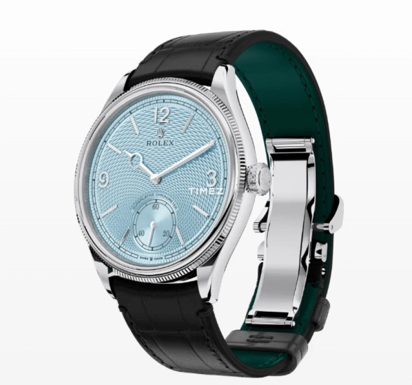 Rolex,1908 39mm,39mm,Platinum,Ice Blue,Automatic,66hours,In-house Caliber,52506,52506-0003