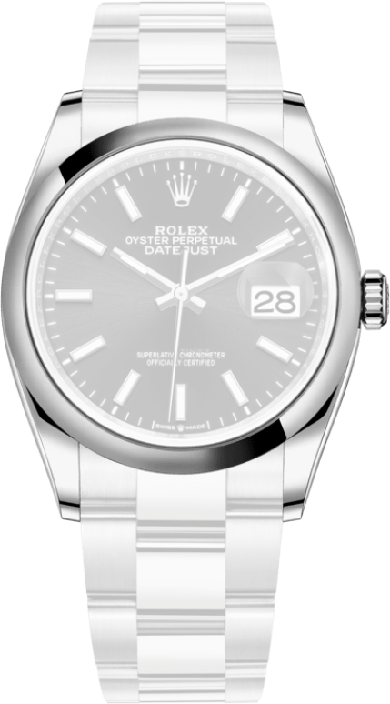 Rolex,Datejust 36 36mm,36mm,Oystersteel,Black,Automatic,Day,70hours,126200,126200-0004