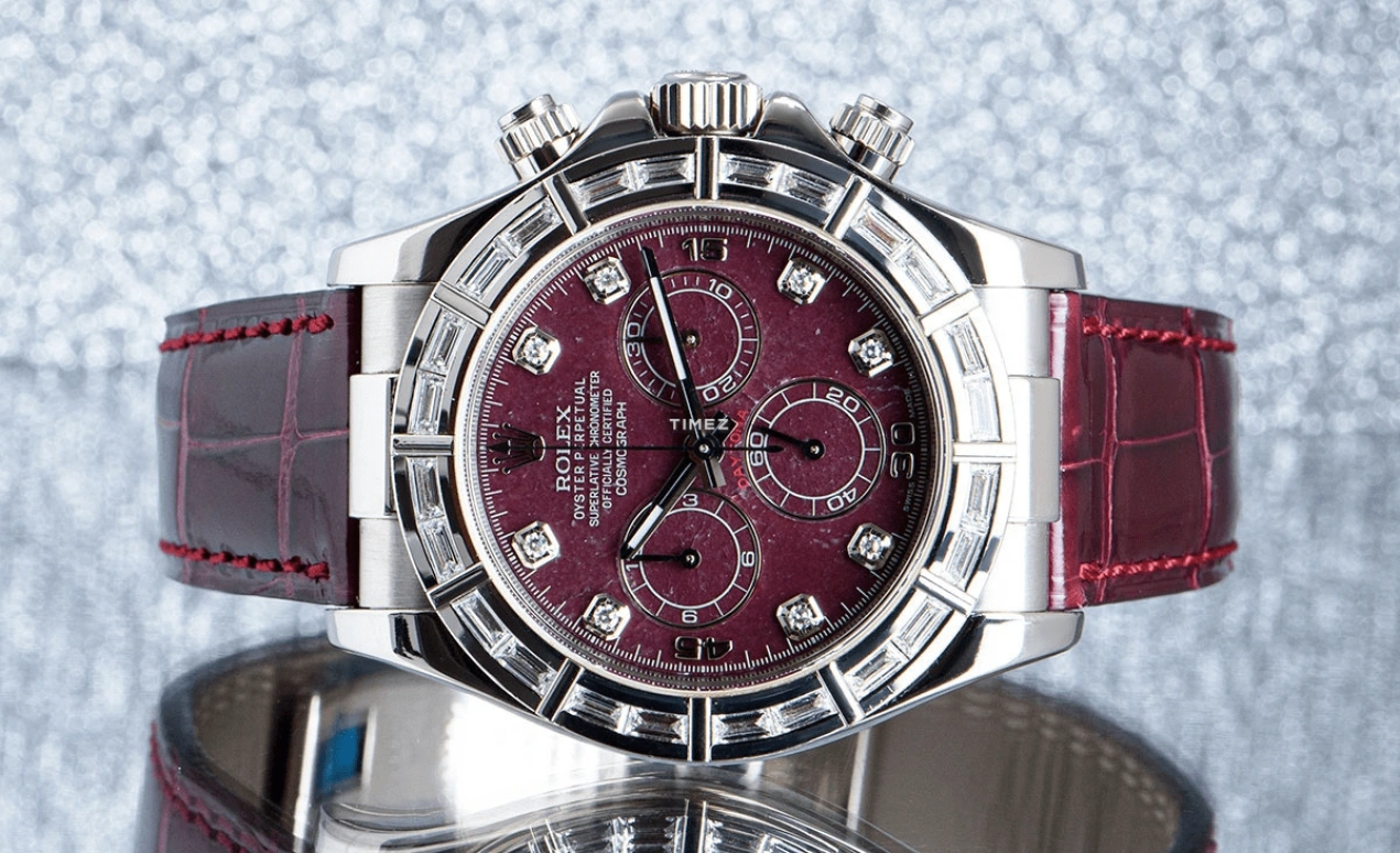 Rolex,Daytona 40mm,40mm,White Gold,Red,Automatic,Chronograph,72hours,116589 Rubellite