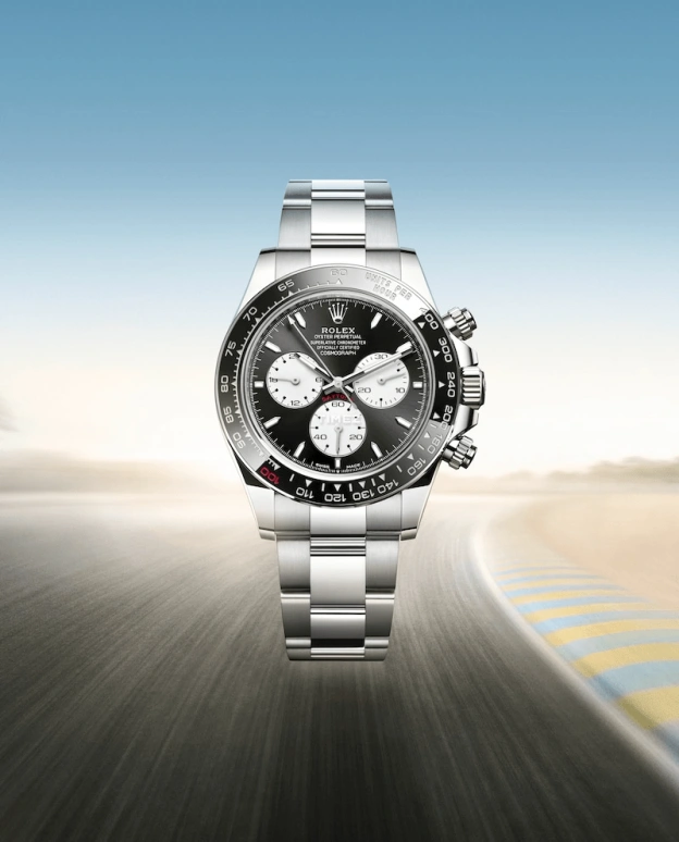 Rolex,Daytona 40mm,40mm,White Gold,Black,White,Automatic,Chronograph,In-house Caliber,Brooklyn Joseph Beckham,Michael Jordan,Lionel Messi,Mark Webber,Air Jordan,flying man,G.O.A.T.,La Pulga,M.J.,126529LN,126529LN-0001