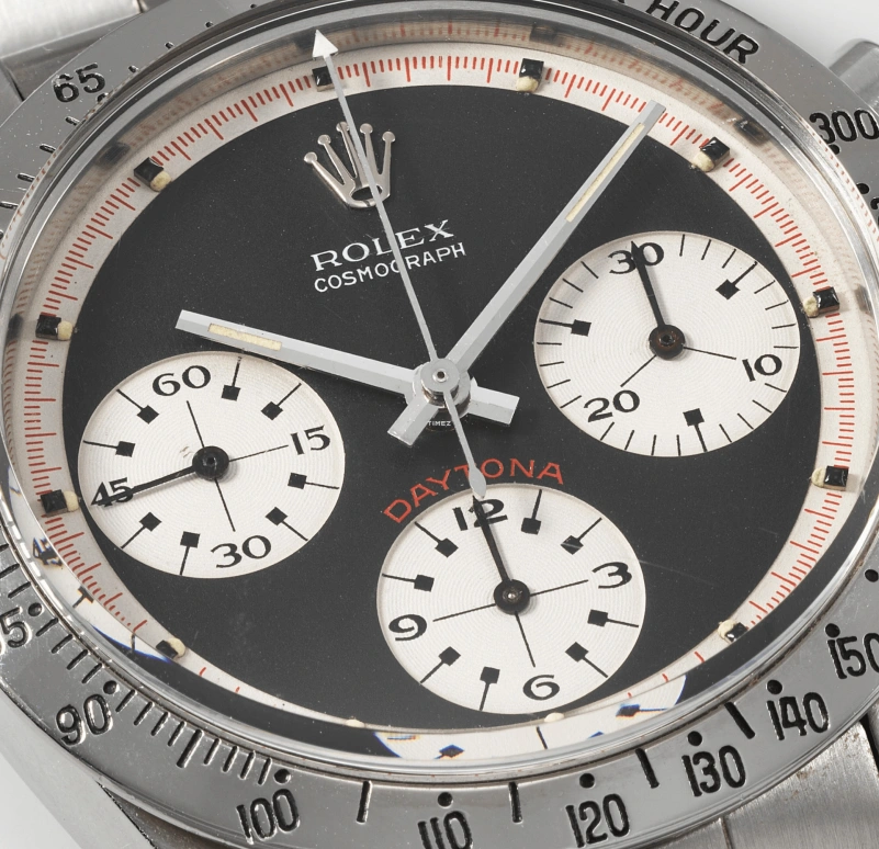 Rolex,Daytona 37mm,37mm,Stainless Steel,Black,White,Handwound,Chronograph,48hours,Michael Schumacher,paul newman,6262 paul newman black