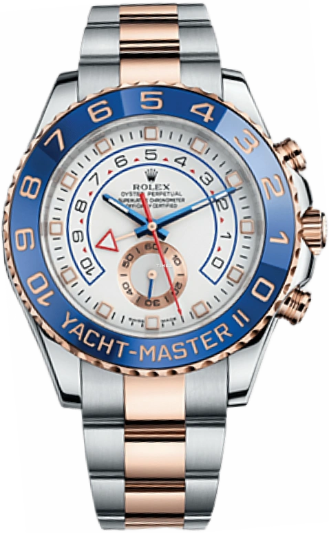 Rolex,Yacht-Master 44mm,44mm,Everose Gold,Oystersteel,Ceramic,White,Automatic,Countdown,72hours,116681,116681-0001